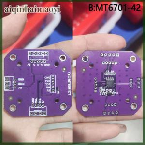 aiqinhaimaoyi Magnetic Encoder MT6701 Magnetic Induction Angle Measurement Sensor Module