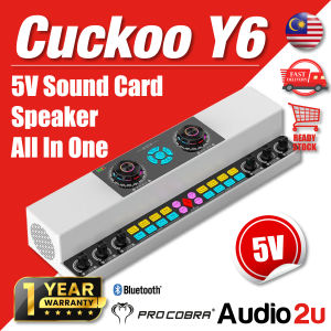 Cuckoo Y6 Sound Card Speaker All In One