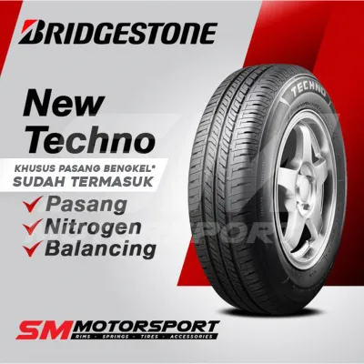 Bridgestone New Techno 185 70 r14 14 Ban Mobil Xenia Avanza Panther Evalia Kijang