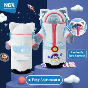 NBX Cute Girly Stylish Plush Pencil Case Simple Large Capacity Pencil Case Student Creative Stationery Box