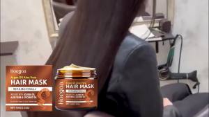 Hoegoa Moisturizing Hair Care Mask Improve Dry and Manic Hair Nourishing Hair Natural Luster Soft Hair Care Mask