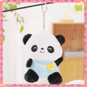 Móc Khóa Gấu Trúc Mặc Áo Siêu Cute - Thú Nhồi Bông Treo Điện Thoại Balo Túi Xách - Phụ Kiện Gấu Bông Panda Làm Quà Tặng
