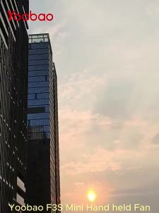 Yoobao F3 Portable Handy Mini  Fan 3000mAh with Hanging Rope