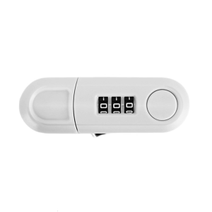 Keyless 4 Digits Drawer Combination Lock For Secure Cabinet Fridge Storage With Resettable Passwords Durability