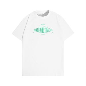 3Second Kaos Wanita Lengan Pendek Katun Atasan Casual OL-C100424