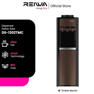 Reiwa Dispenser Air Minum Galon Atas Panas Dingin Hot and Cool - DS 1302 - FREE ONGKIR Jabodetabek