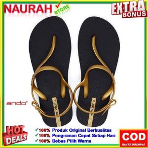 Sendal Jepit Tali Ando Nora Kuaitas Import Model Terbaru Aneka Warna Sandal Wanita