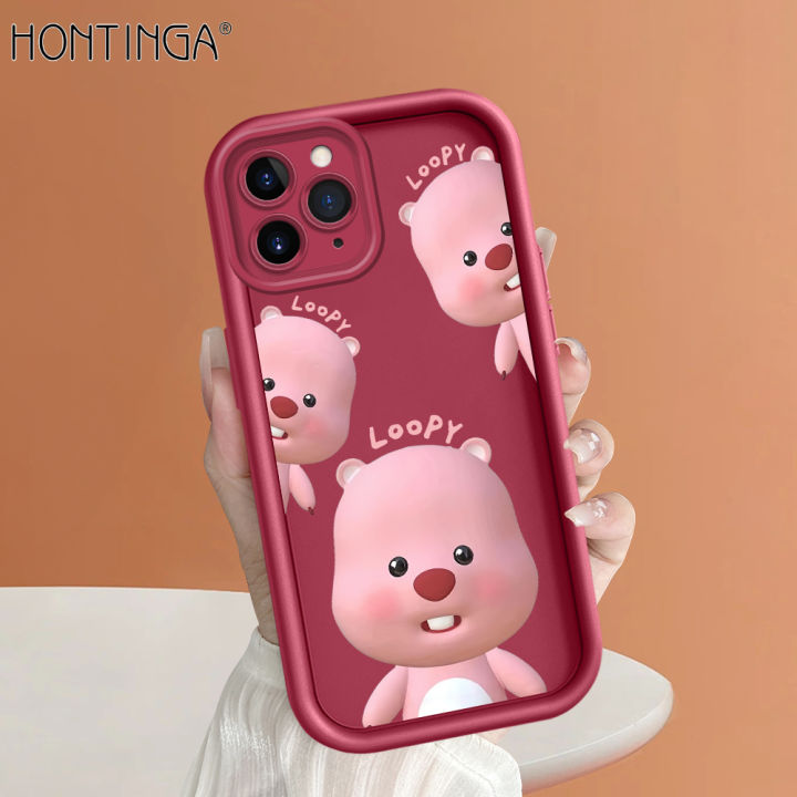 Hontinga Cute Loopy Case For iphone 15 Pro Max 11 12 13 14 Pro Max