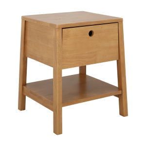 INDEX LIVING MALL โต๊ะข้างเตียง รุ่นวาซาบิ - สีธรรมชาติ