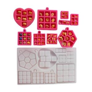 Tiny Tray Shaped Silicone Mold Flexible Design For Resin Crafts Making And Decorative Miniature Displays
