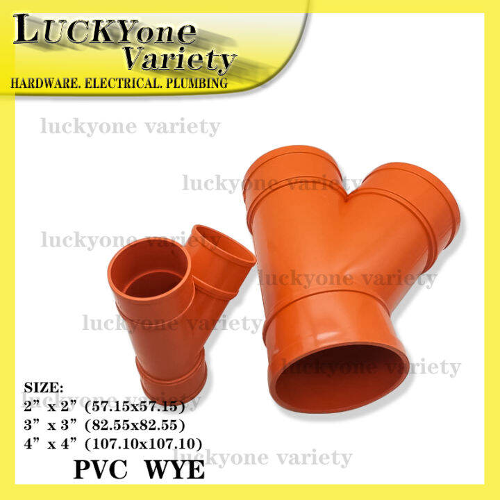 Pvc Orange Fittings Wye X X X Lazada Ph