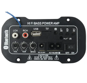 Bluetooth Amplifier Board 220V 12V 24V Digital Bluetooth Amplifier Amplifier Stereo Mendukung USB TF Remote