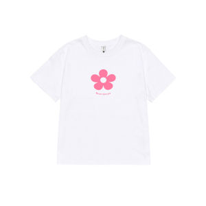 Áo thun baby tee form ôm xinh xắn ABD859 Miucho tay ngắn vải Cotton Cổ tròn hotrend in basic