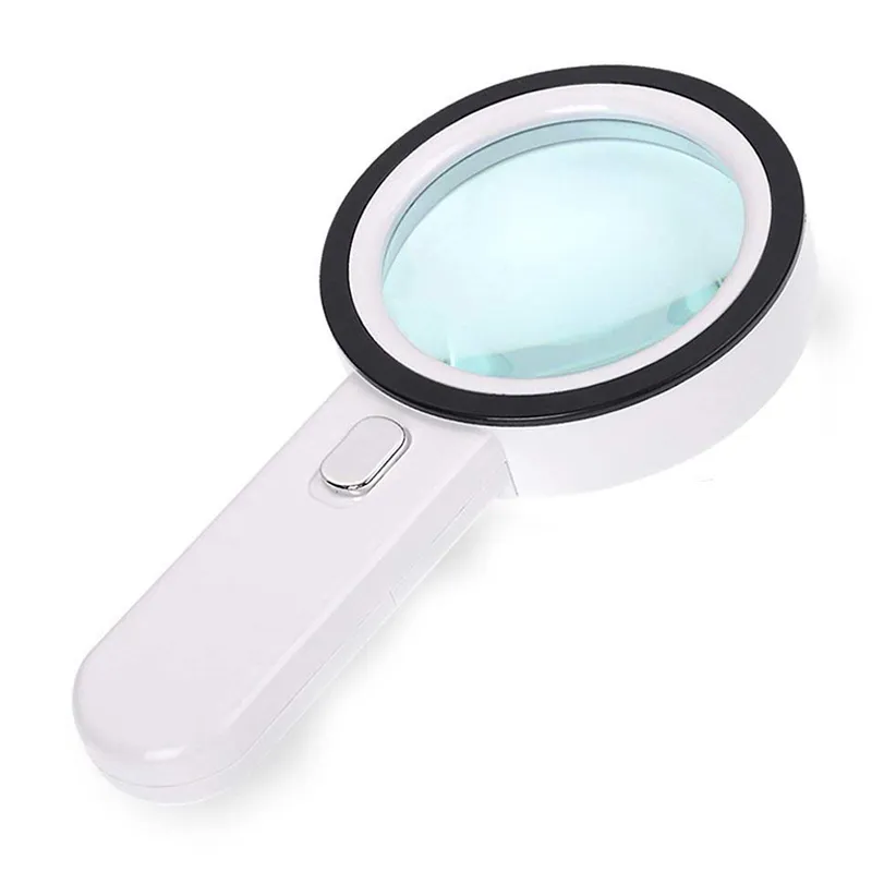 Magnifying glass with light for store reading books