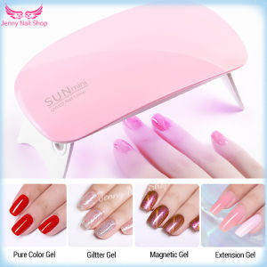 Mini 6W Nail Dryer Machine Portable 6 LED UV Manicure Lamp nails USB Cable Home Use Nail lamp For Drying Nails