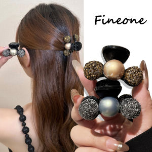 Women Rhinestone Hair Claws Crab Hairpins Crystal Hair Clips Ponytail Girls Hair Accessories Ornaments Hairgrip