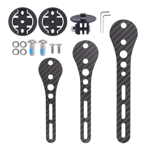 Lightweight Carbon Fiber Bike Mount Universal Holder Adjustable Design Secure Fit Bike Stand for Locate Cameras Lights