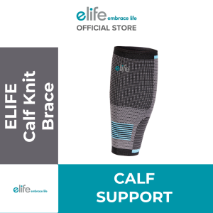 elife Calf Knit Brace (Calf Support) [E-SN202/MSNK202] (1 Pcs)