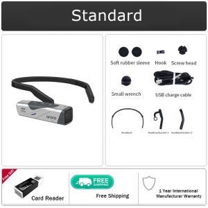 【New Flagship】ORDRO EP8 20MP 4K Head-Mounted Vlog Camera Portable PTZ Anti-shake Video Recorder