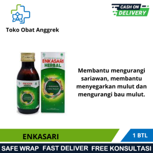 ENKASARI / OBAT KUMUR /MEMBANTU MENGURANGI SARIAWAN / MENYEGARKAN MULUT / MEMBANTU MENGURANGI BAU MULUT