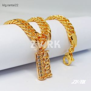 ZAVIRA STORE: Kalung Rantai Liontin Anti Karat & Tahan Luntur