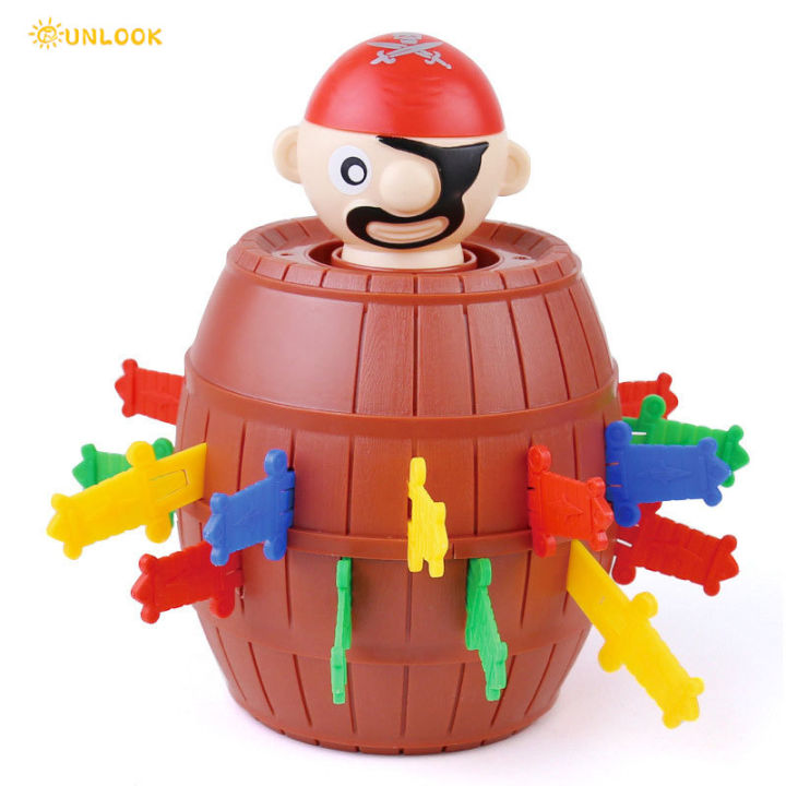 Fidget Toys Pirate Barrel Toy Super Big Size Running Man Pop Up