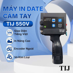 Máy in date cầm tay TIJ 550V | Máy Tốt Bo mạch mạnh Dùng Bền Bỉ Bảo hành 12 tháng