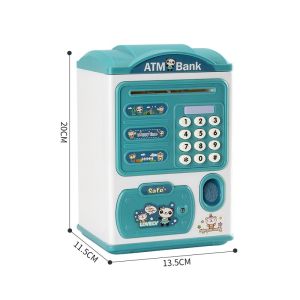 Két Sắt Đựng Tiền Cho Bé Đồ Chơi Thông Minh Mô Phỏng như trụ ATM " MOON "