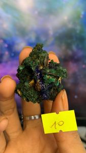 Viên đá khoáng vật Azurite Machalite MAgic tự nhiên năng lượng Vũ trụ 10