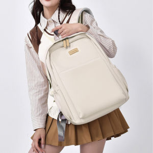 Ayuqi® Water-Repellent Student Backpack Fit 15.6-inch Laptop with Shockproof Compartment