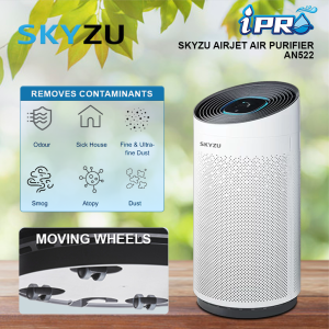 SKYZU AirJet Powerful Air Purifier AN522CWA – 99.999% Dust Removal 7-Stage Filter 79.3m² Coverage Silent Mode