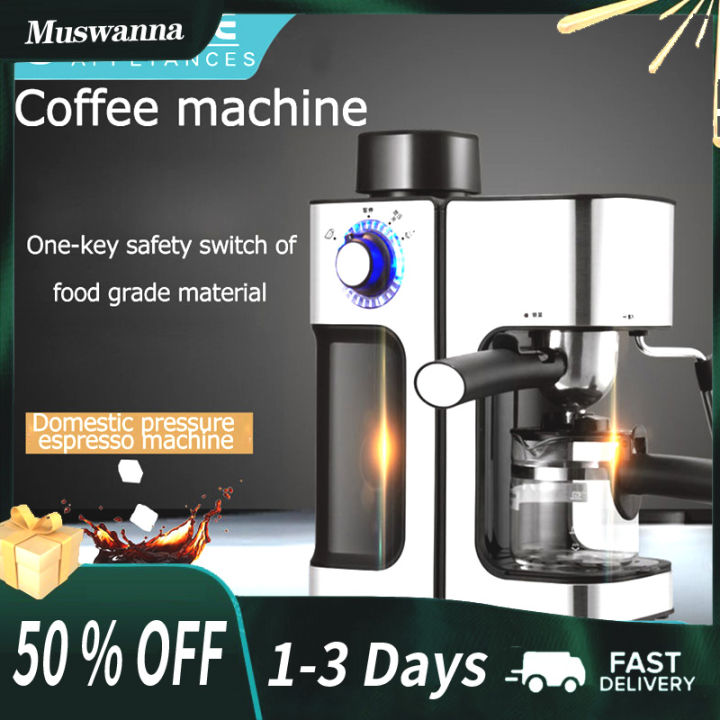 Espresso machine for domestic and commercial semi automatic steam milk froth can make a variety of fancy coffee at any time Lazada PH