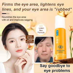 🔥Beli1 Percuma1✨【Roll-On Serum Mata Lutein VC】Minyak Essence Anti-Kedut Terbaik-Melembapkan Mengetatkan Kawasan Mata Mencerahkan Lingkaran Mata Serum Pengurangan Kedutan Mata叶黄素维生素C眼部去皱淡纹精华油