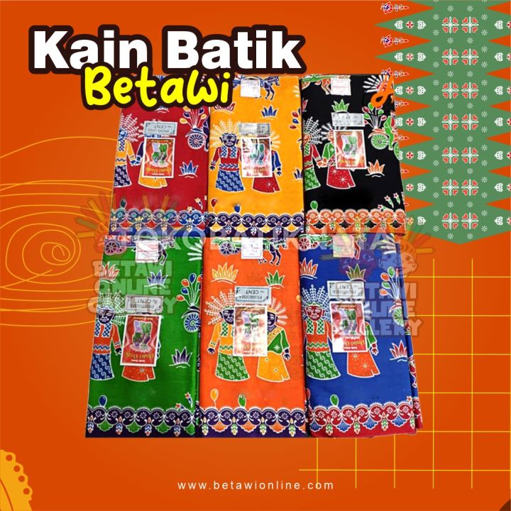 Kain Batik Betawi Batik Betawi Sarung Batik Betawi Lazada Indonesia