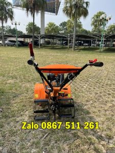 Máy xới đất 2 cầu phay trước chạy xăng giá rẻ