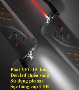Bút dò lỗi sợi quang SGV 15km sử dụng pin sạc mẫu mới 2025