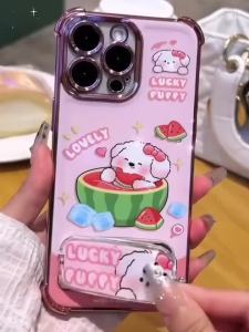 เคสสำหรับศัพท์ VIVO Y28 4g เคสนิ่มซิลิโคนกันกระแทก ดีไซน์ใหม่สวยงามกระจกน่ารักพร้อมที่วาง SJCXGZJ01