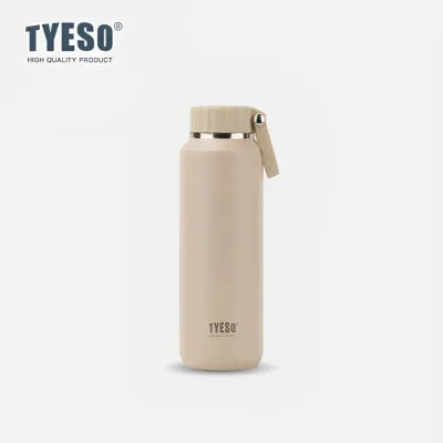 TYESO Thermal Tumbler Flask Water Bottle Vacuum Insulated Stainless Steel Coffee Cup 500ml 710ml