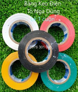 Băng Keo Điện Tô Nga Dũng 10Ya & 20Ya [Nhiều Màu] - Lẻ