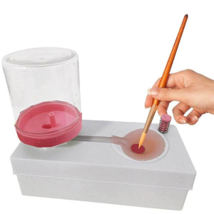 【Tiaioi】แปรงทําความสะอาด แปรงล้าง DIY ถังล้างพู่กัน พู่กันล้าง วงจรน้ํา