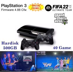 playstation 3 Fat HDD 500gb Paket 2 controller dualshock