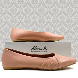 Cyra Series 02 - Flat Shoes Sepatu Kerja Wanita Outsol Karet Selop Slip On Size 36-40