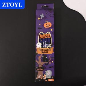 [COD] ZTOYL ดินสอธีมฮาโลวีน12ชิ้น เซ็ตสำหรับเด็กวันเกิดปาร์ตี้ฮาโลวีนของขวัญการ์ตูนฟักทองผีดินสอสำหรับรางวัลโรงเรียน