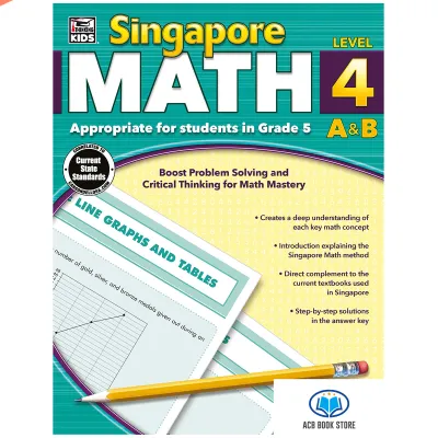 Tập Giấy A4 Để In Singapore Math 4 ( đen trắng) - Dịch Vụ In Theo Yêu Cầu