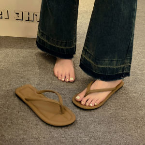 Plus-Size Flip-Flops Summer Fashion Flat Mules Sandals Beach Shoes For Women High-End Feel