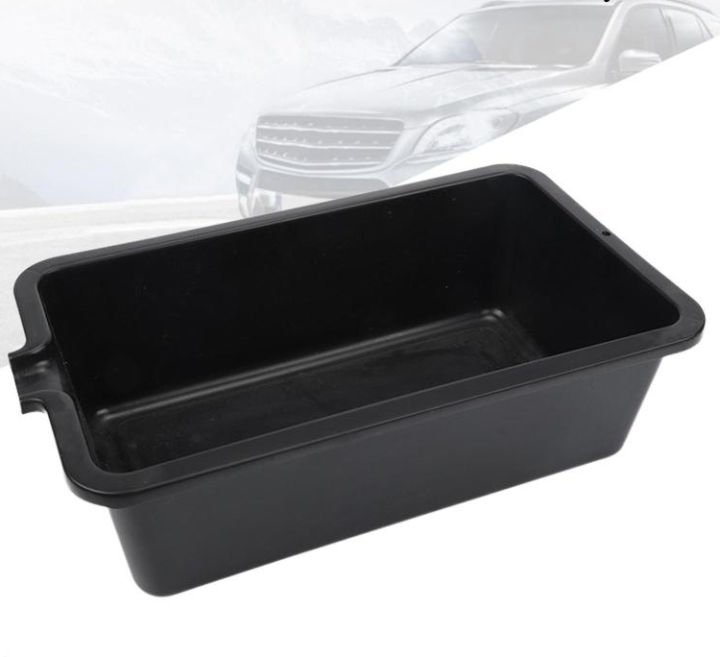 Oil Drain Change Pan Rectangle High Performance Prevents Spills Durable