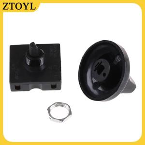 ZTOYL Bộ chọn quạt 3 tốc độ 4 vị trí bộ điều chỉnh công tắc xoay kèm núm 13amp 120V-250V