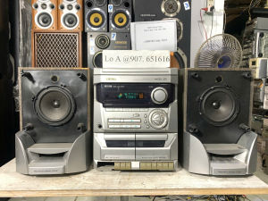 Bán Dàn trung Nghe Nhạc Vip Aiwa CX _ NS126 bãi nhật điện 110V đẹp hát tốt bãi nhật về 26
