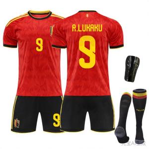 AU2026 World Cup Belgium home jersey 7 De Bruyne football jersey set customization jersey