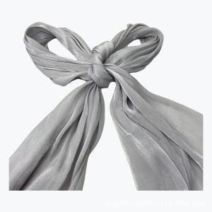 1 PC Shiny Satin Headscarf Womens Summer Long Soft Solid Color Polyester Shawl Malaysian Style Beach Headscarf